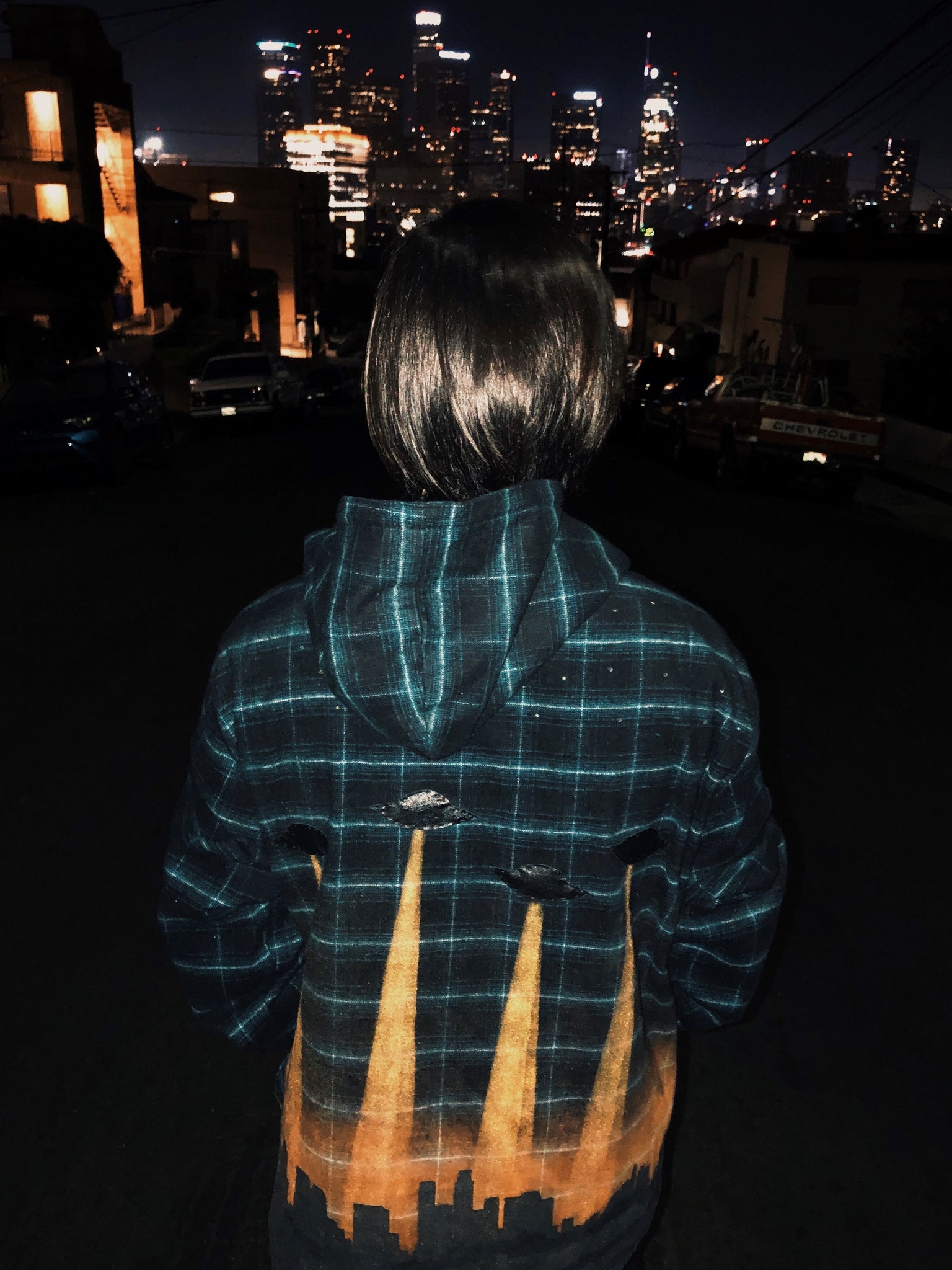 LA Invasion Flannel Hoodie