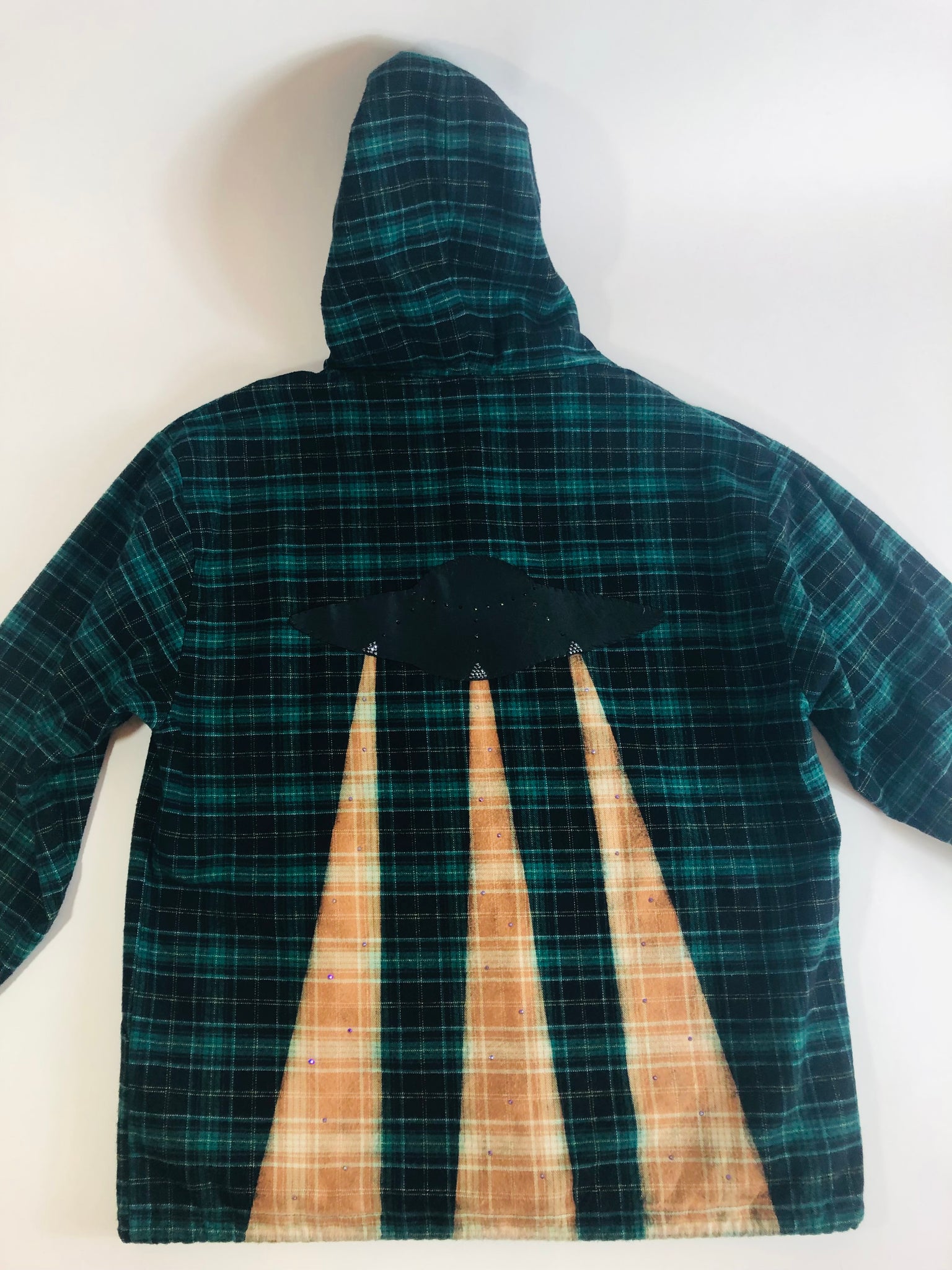 UFO Flannel Hoodie