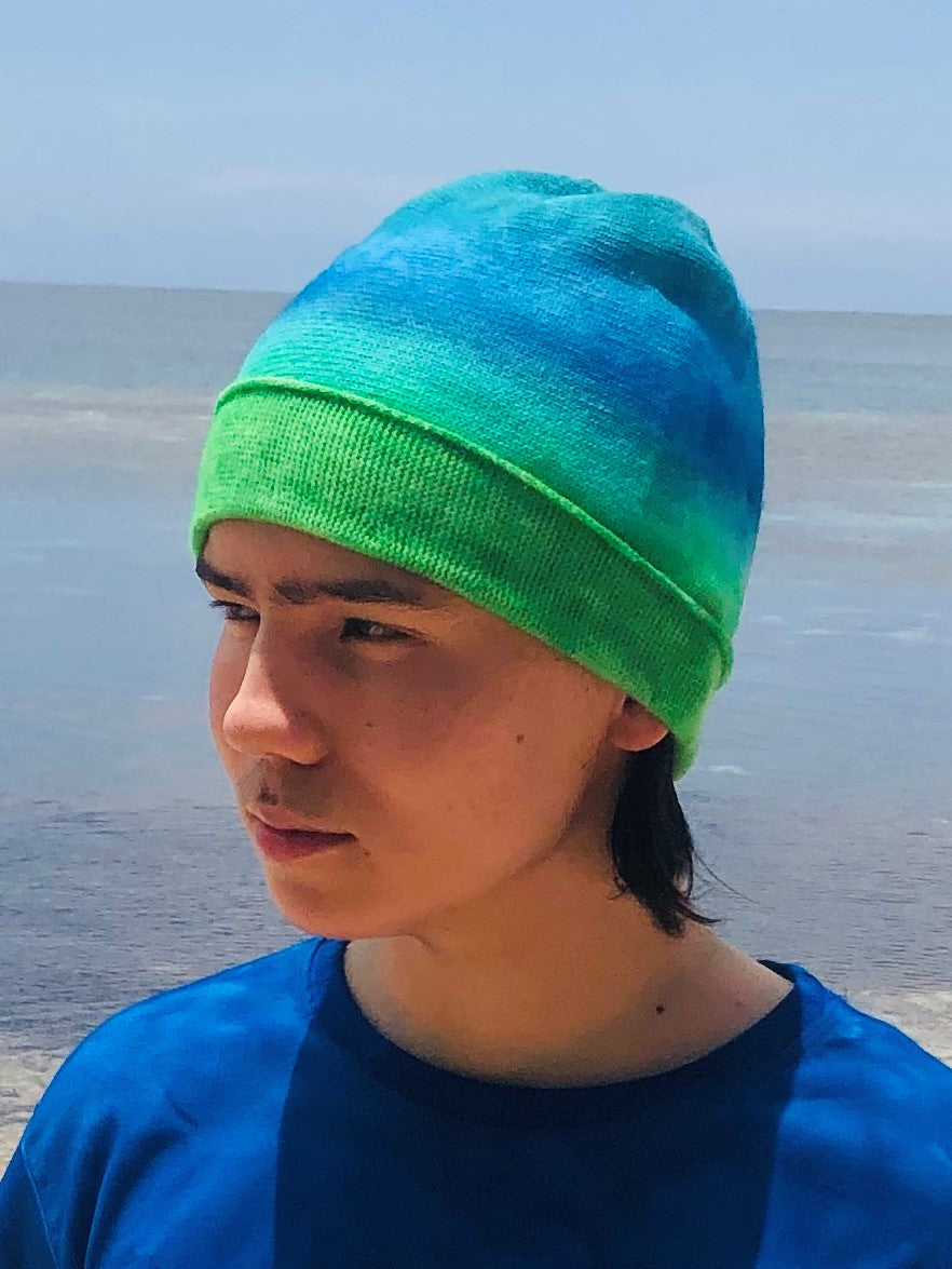 Blue Lagoon Cashmere Beanie