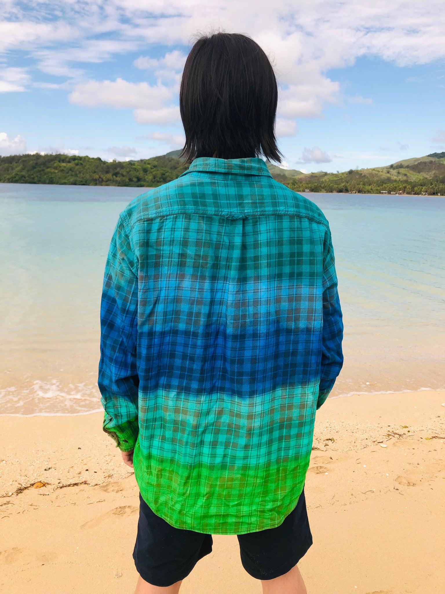 Blue Lagoon Vintage Flannel