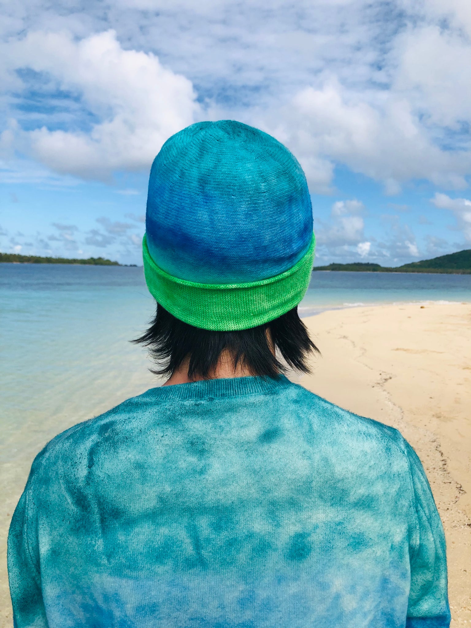 Blue Lagoon Cashmere Beanie