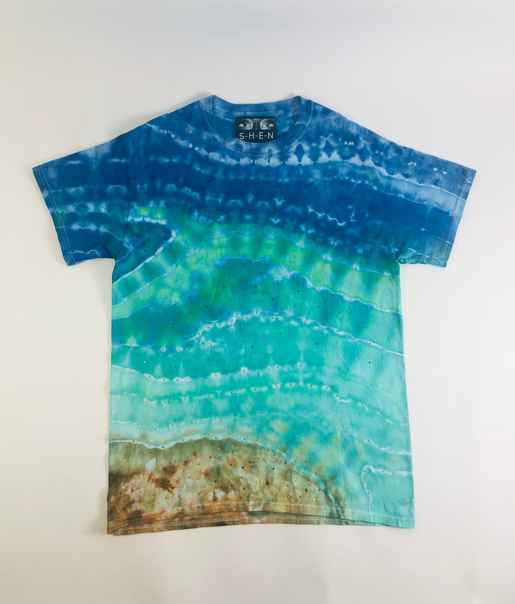 Inundated Tie Dye Crystal T-Shirt
